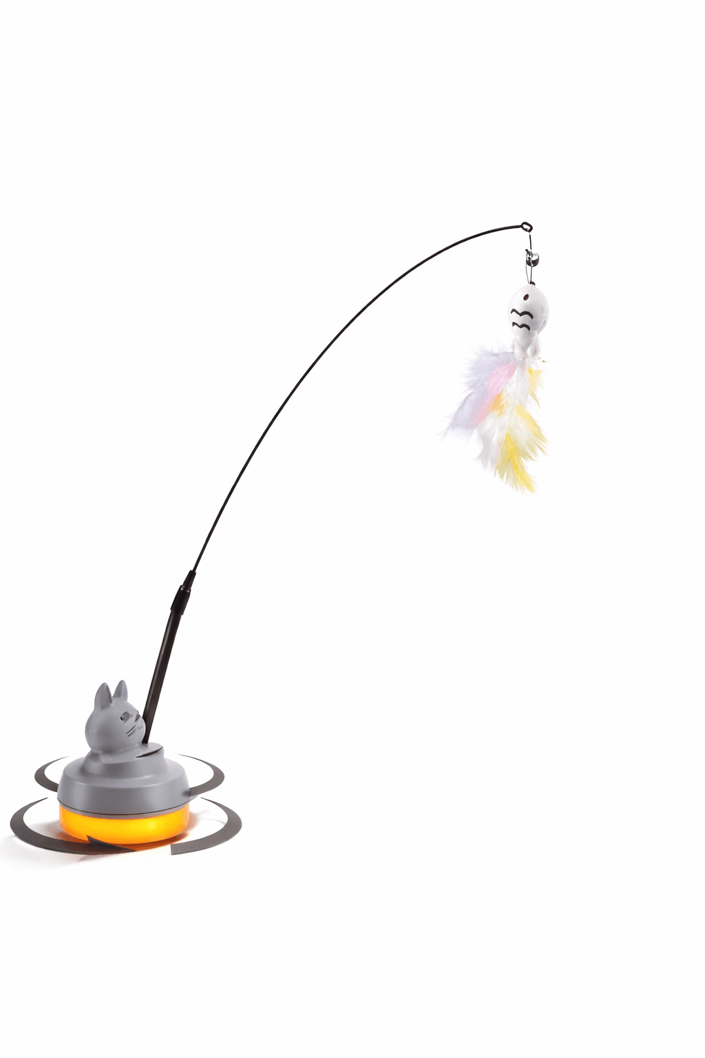 Jouet interactif pour chat avec rotation 360°