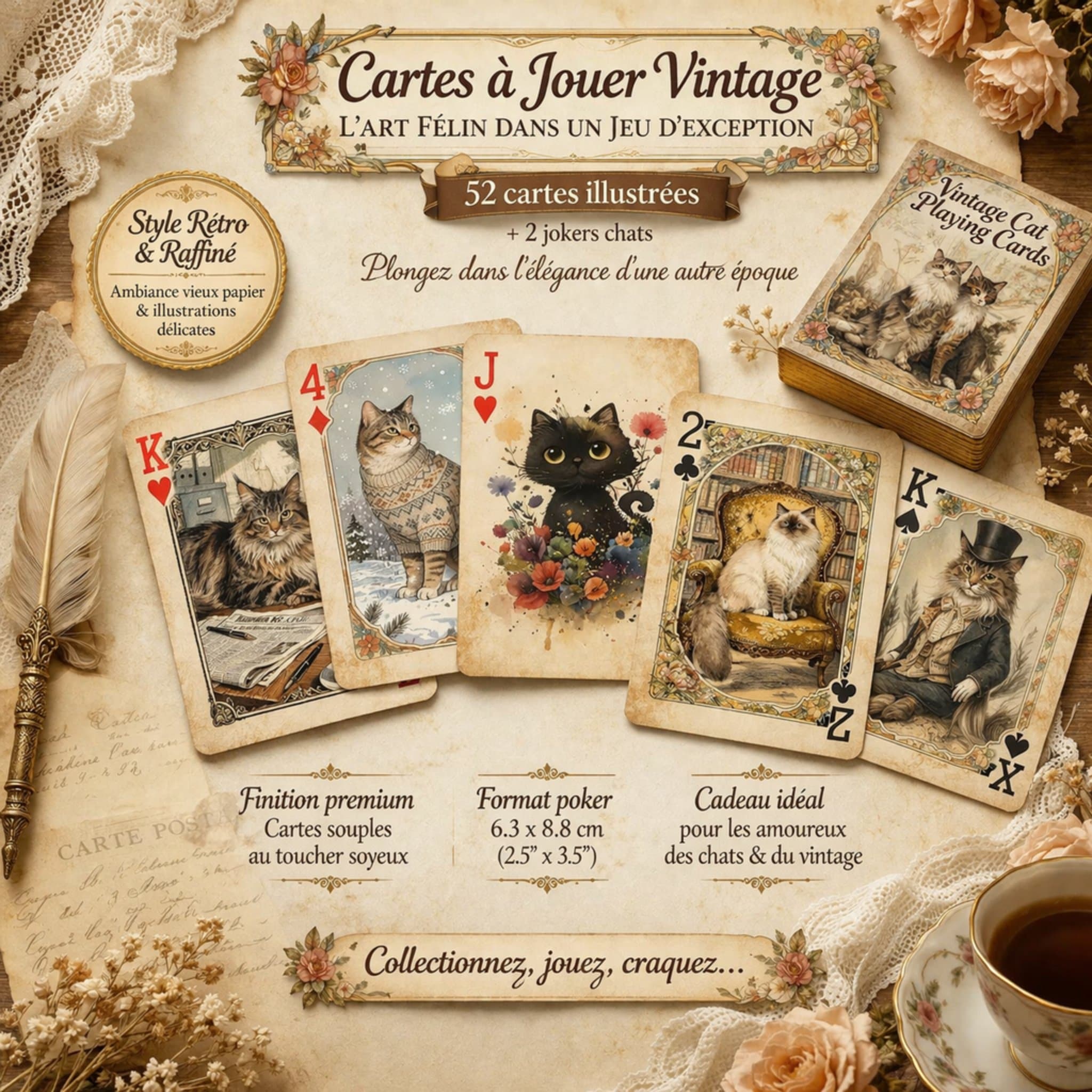 Cartes à Jouer- Chat
