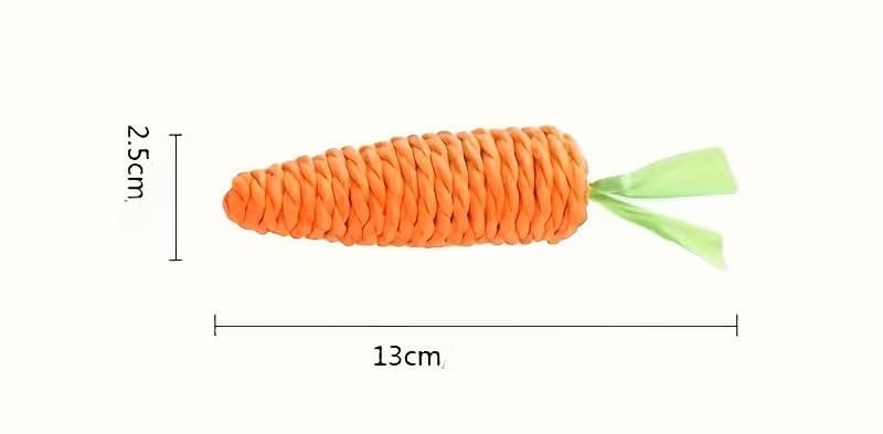 ouet pour chat en forme de carotte – sisal